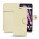 Custodia in pelle Sony Xperia XZ3 - Ivoire ( Sleek P C12 - White ) 