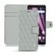 Funda de piel Sony Xperia XZ3 - Gris - Couture ( Nappa - Pantone W428C ) 