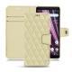 Sony Xperia XZ3 leather case - Beige - Couture ( Nappa - Pantone 7502C ) 