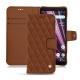 Sony Xperia XZ3 leather case - Marron - Couture ( Nappa - Pantone 1615C ) 