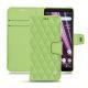 Custodia in pelle Sony Xperia XZ3 - Vert olive - Couture ( Nappa - Pantone 578U ) 