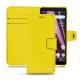 Sony Xperia XZ3 leather case - Jaune fluo