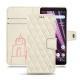 硬质真皮保护套 Sony Xperia XZ3 - Blanc escumo - Couture