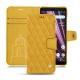 Sony Xperia XZ3 leather case - Jaune soulèu - Couture