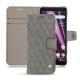 硬质真皮保护套 Sony Xperia XZ3 - Acier vintage - Couture