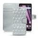Sony Xperia XZ3 leather case - Platinium - Couture