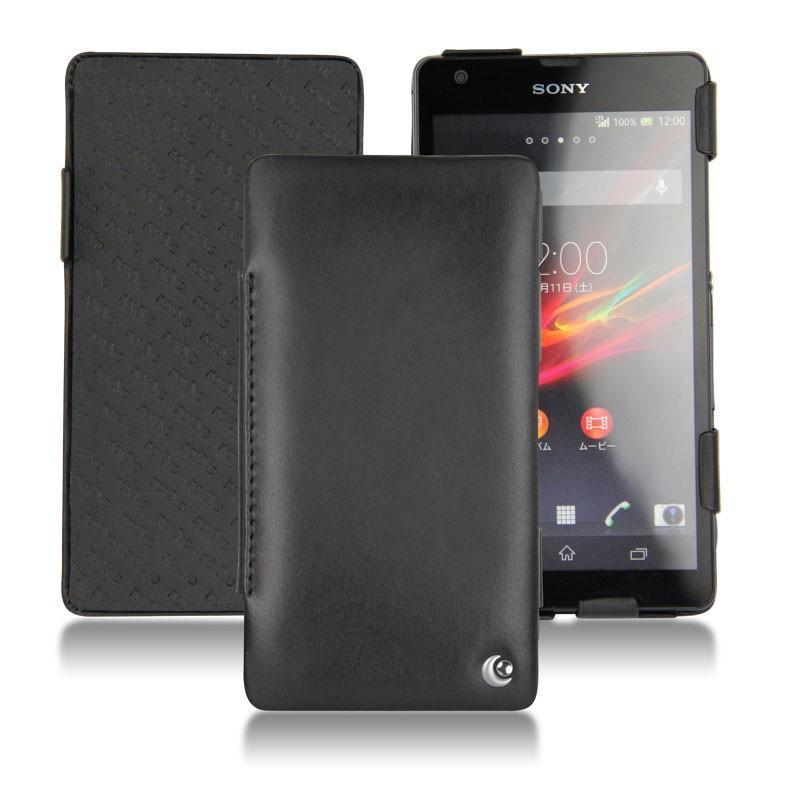 Capa em pele Sony Xperia UL - Noir ( Nappa - Black ) 