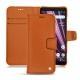 Custodia in pelle Sony Xperia XZ3 - Orange vibrant