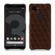 Funda de piel Google Pixel 3 XL - Châtaigne - Couture ( Pantone 476C ) 