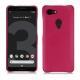 Google Pixel 3 XL leather cover - Rose fluo