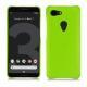 Google Pixel 3 XL leather cover - Vert fluo