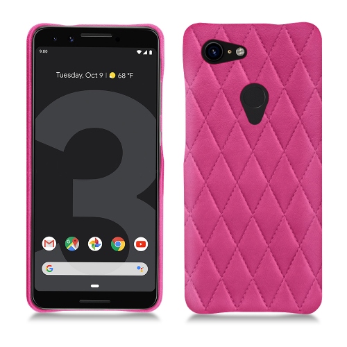 가죽 커버 Google Pixel 3 XLRose BB - Couture ( Pantone #DB599F )