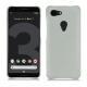 Coque cuir Google Pixel 3 - Gris ( Nappa - Pantone W428C ) 