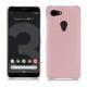 Coque cuir Google Pixel 3 - Rose ( Nappa - Pantone 2365C ) 