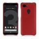 Coque cuir Google Pixel 3 - Rouge ( Nappa - Pantone 199C ) 