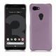 Google Pixel 3 leather cover - Lilas ( Nappa - Pantone 2645U ) 