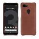 Google Pixel 3 leather cover - Passion vintage ( Glutton - Red ) 