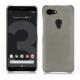 Google Pixel 3 leather cover - Acier vintage ( Pantone 403C ) 