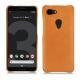 Coque cuir Google Pixel 3 - Mandarine vintage ( Pantone 165C ) 
