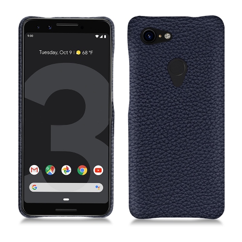 Google Pixel 3 leather caseCobalt ( Pantone #2b253f ) 