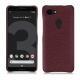 Custodia in pelle Google Pixel 3 - Lie de vin ( Pantone 5115C ) 