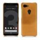 Coque cuir Google Pixel 3 - Or Maïa ( Pantone 871C ) 