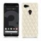 レザーケース Google Pixel 3 - Blanc - Couture ( Bologna - White ) 