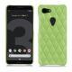 レザーケース Google Pixel 3 - Vert olive - Couture ( Nappa - Pantone 578U ) 