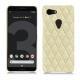 レザーケース Google Pixel 3 - Ivoire - Couture ( Sleek P C12 - White ) 