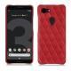 Capa em pele Google Pixel 3 - Rouge troupelenc - Couture