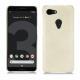 Google Pixel 3 leather cover - Blanc escumo