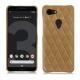 Coque cuir Google Pixel 3 - Sable vintage - Couture