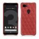 レザーケース Google Pixel 3 - Cerise vintage - Couture