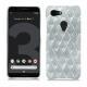 Capa em pele Google Pixel 3 - Platinium - Couture