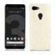 Coque cuir Google Pixel 3 - Crocodile milk