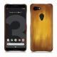 Coque cuir Google Pixel 3 - Doré Patine