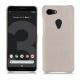 Capa em pele Google Pixel 3 - Taupe innocent