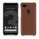 Capa em pele Google Pixel 3 - Marron délicat