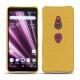 Sony Xperia XZ3 leather cover - Mimosa ( Pantone 141C ) 