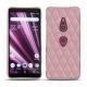 硬质真皮保护套 Sony Xperia XZ3 - Rose - Couture ( Nappa - Pantone 2365C ) 