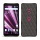 Sony Xperia XZ3 leather cover - Anthracite - Couture ( Pantone 424C ) 