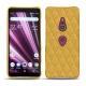 Sony Xperia XZ3 leather cover - Mimosa - Couture ( Pantone 141C ) 