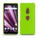 Capa em pele Sony Xperia XZ23 - Vert fluo