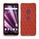 Coque cuir Sony Xperia XZ3 - Arange clouquié - Couture