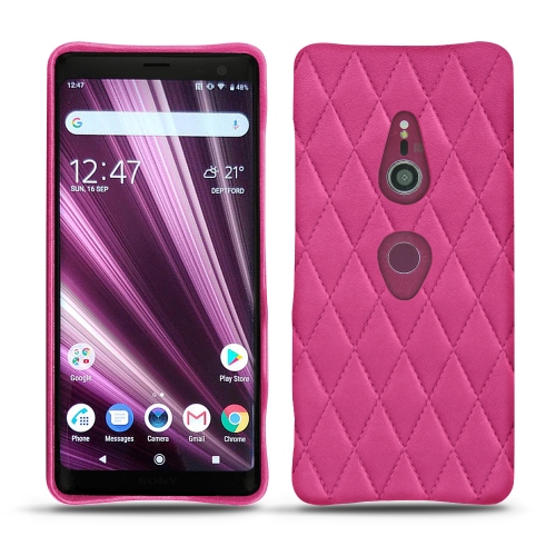 Sony Xperia XZ3 leather caseRose BB - Couture ( Pantone #DB599F )