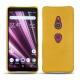 Custodia in pelle Sony Xperia XZ3 - Jaune soulèu