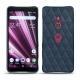 Sony Xperia XZ3 leather cover - Jean vintage - Couture