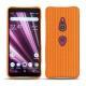 硬质真皮保护套 Sony Xperia XZ3 - Abaca arancio