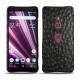 Sony Xperia XZ3 leather cover - Autruche nero