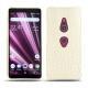 Custodia in pelle Sony Xperia XZ3 - Crocodile milk